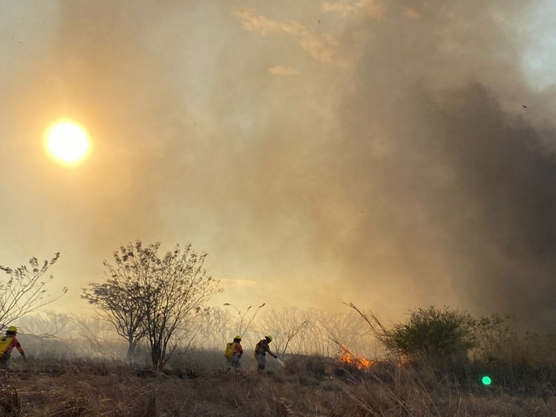 Chiapas mantiene seis incendios forestales activos
