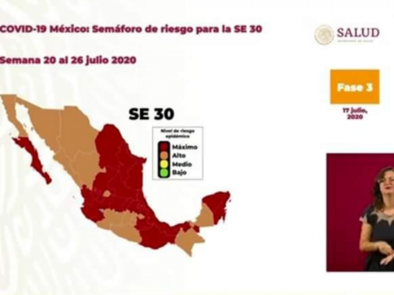 Chiapas pasará el lunes a semáforo naranja: López-Gatell