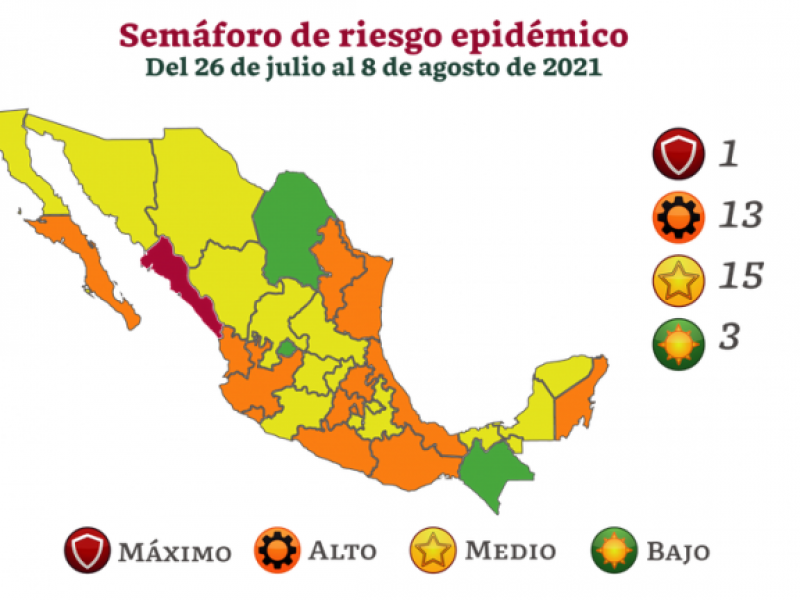 Chiapas se mantiene en semáforo epidemiológico verde