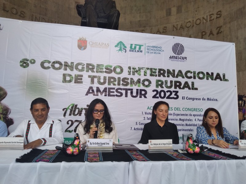 Chiapas será sede de Congreso Internacional de Turismo rural