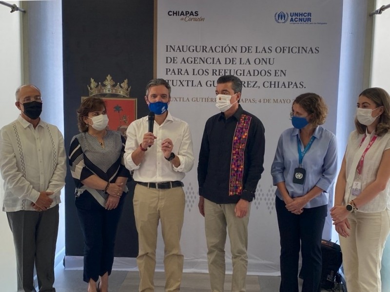 Chiapas y ACNUR inauguran suboficina de apoyo a refugiados