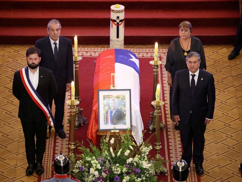 Chile despide a Sebastián Piñera con un funeral de Estado