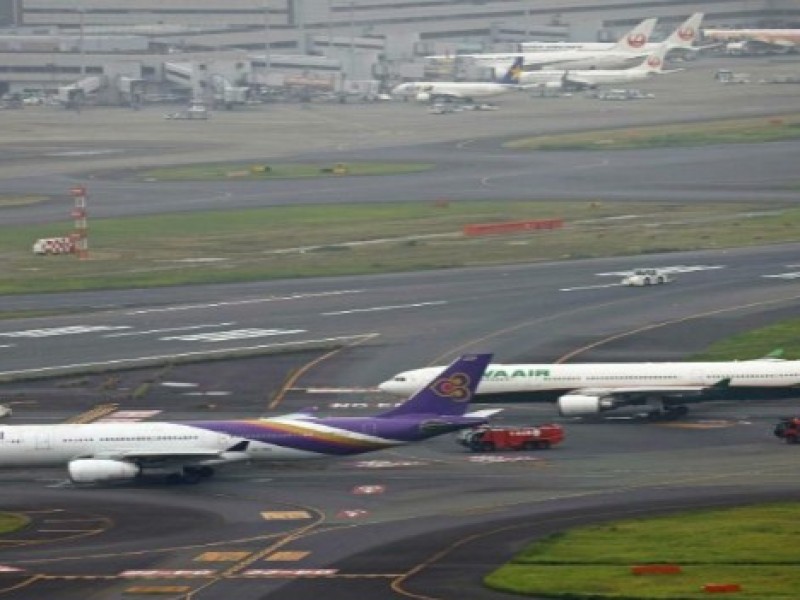 Chocan 2 aviones en aeropuerto japones