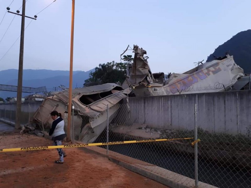 Chocan trenes en Río Blanco y Orizaba