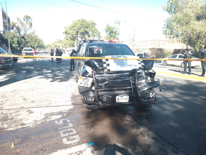 Choque de patrulla y camioneta dejó dos mujeres sin vida