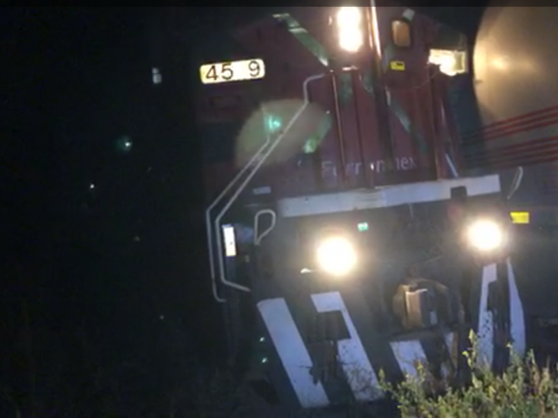 Choque de trenes de carga en Atonalisco. Hay un lesionado