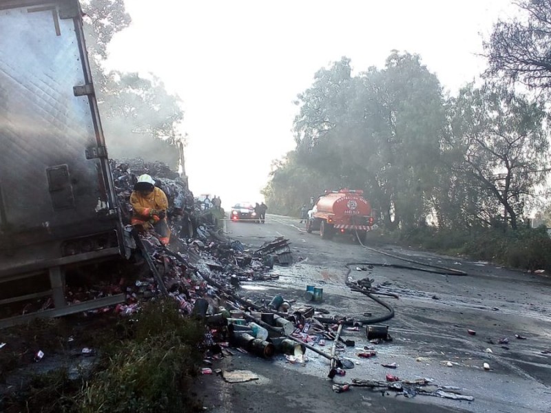 Choque deja dos muertos en la carretera Texcoco-Lechería