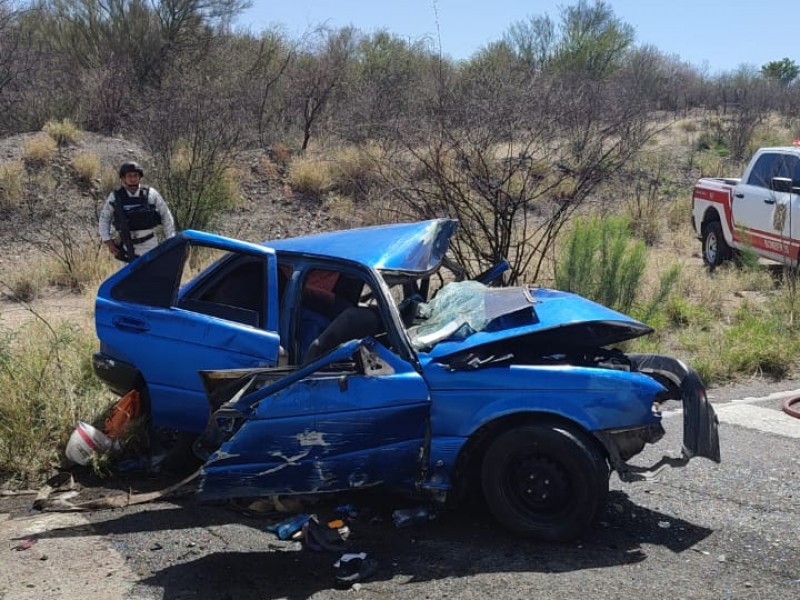 Choque deja tres muertos y cinco lesionados