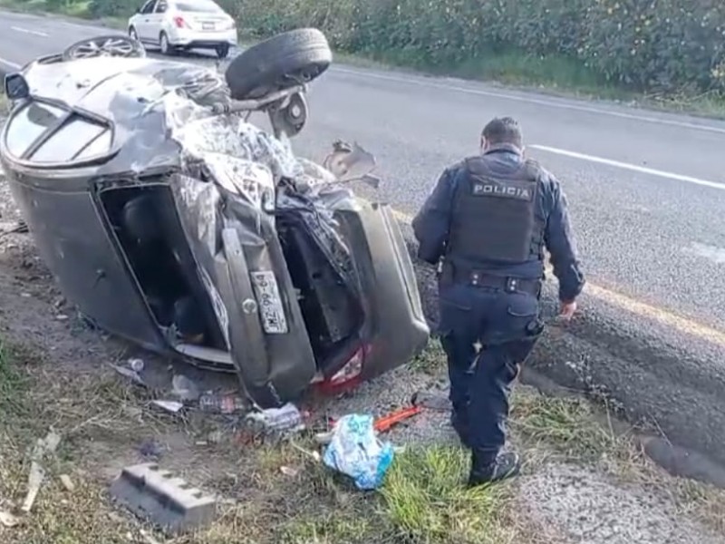 Choque dejó dos mujeres lesionadas en Tlajomulco