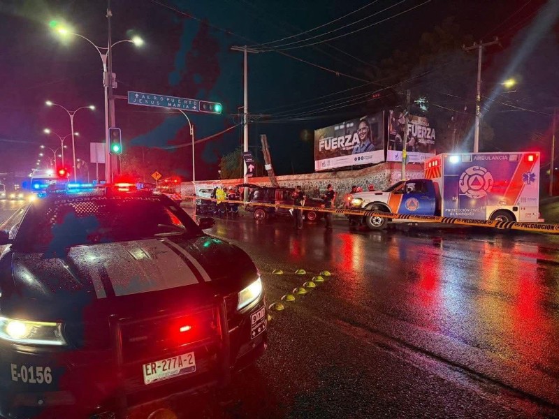 Choque en El Marqués deja un lesionado y un trasladado