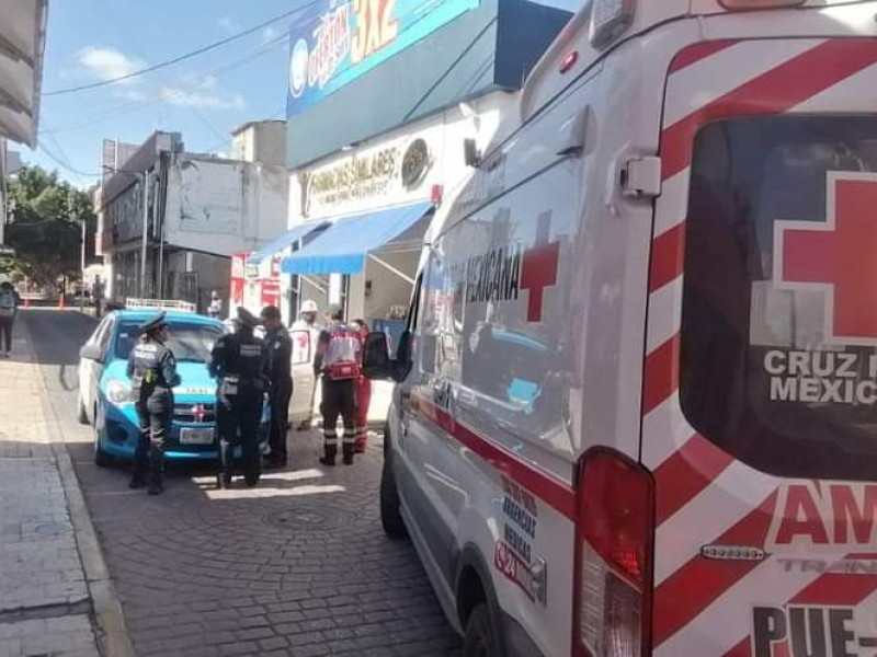 Choque en el centro deja un lesionado