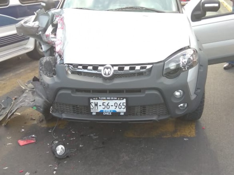 Choque en San Lorenzo deja una lesionada