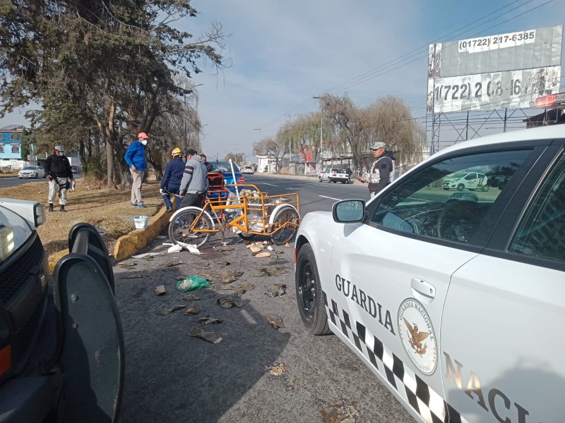 Choque múltiple en la Calzada al Pacífico