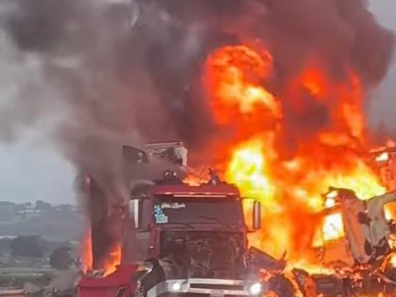 Choque provocó cierre en el Arco Norte