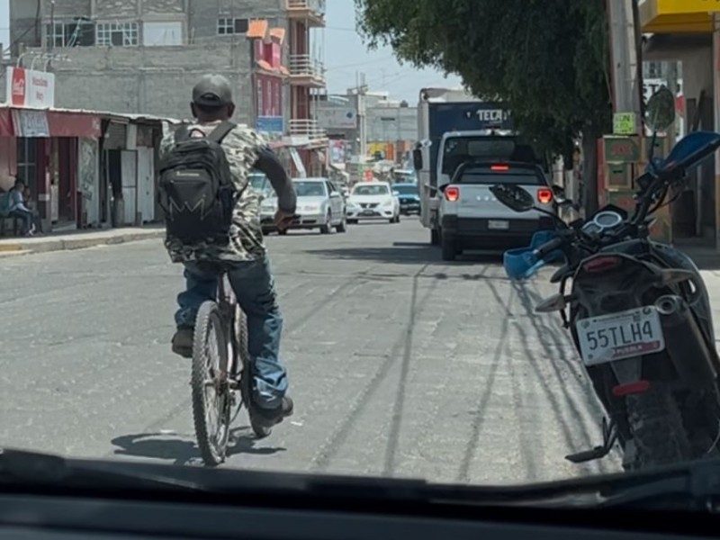 Ciclismo en Tehuacán principalmente por necesidad económica