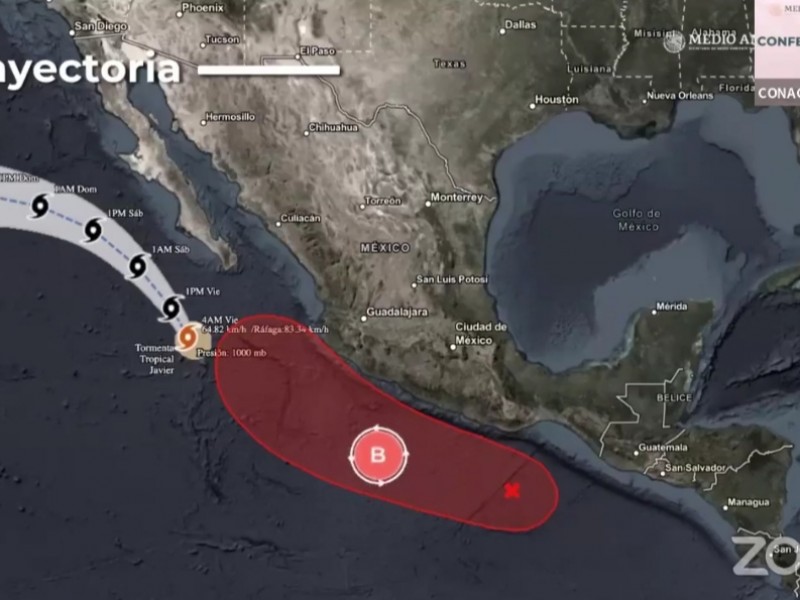 Ciclón tropical podría impactar a Chiapas durante fin de semana