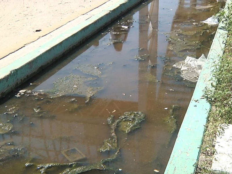 Ciclovia de forjadores inundada tras las lluvias en el estado