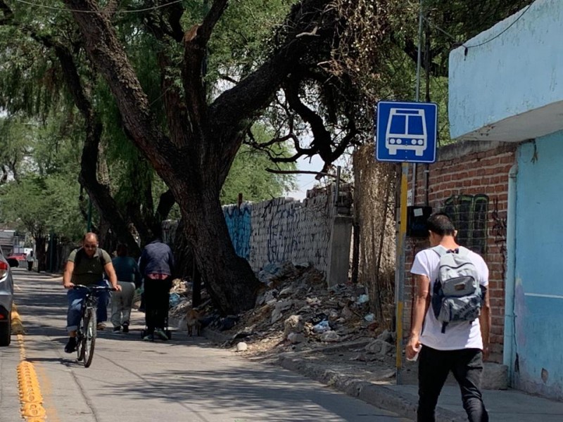 Ciclovía de Peñitas es un riesgo para los peatones.