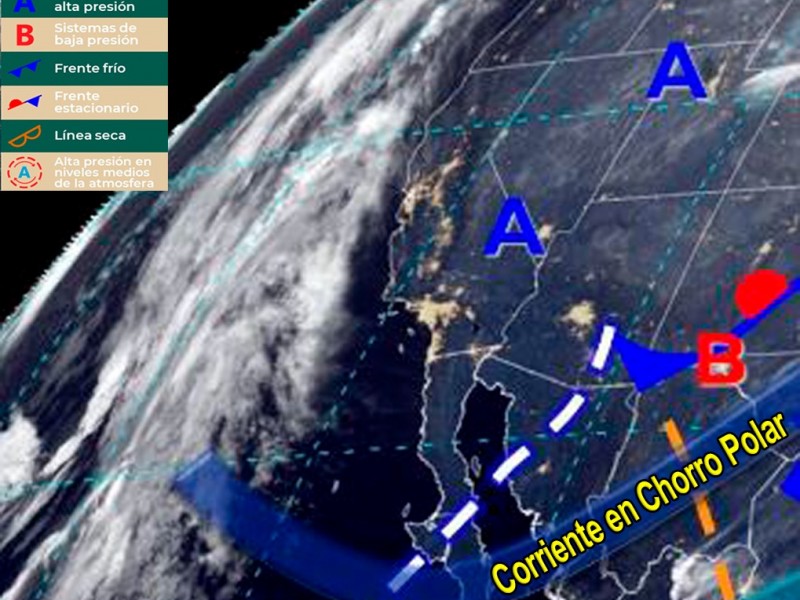 Cielo despejado a medio nublado sin probabilidad de lluvias