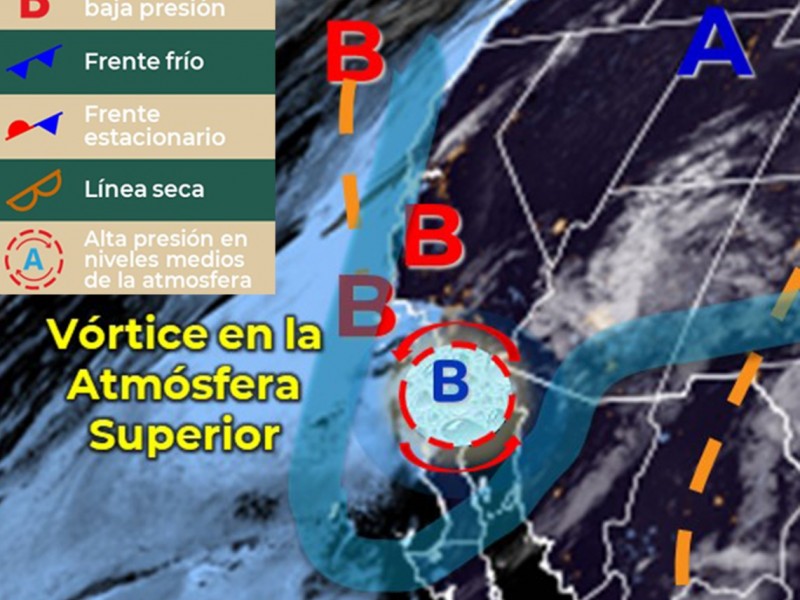 Cielo despejado al sur de Sonora, tormentas en la sierra