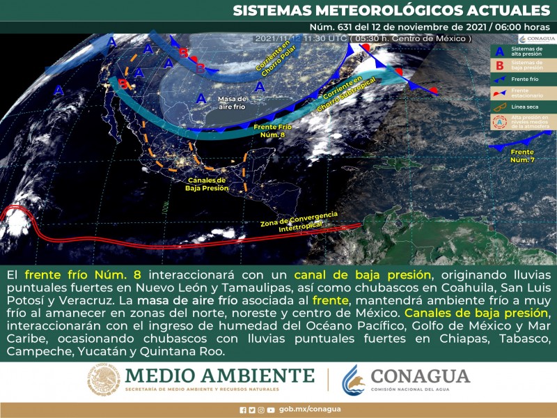 Cielo despejado y ambiente fresco en Sonora