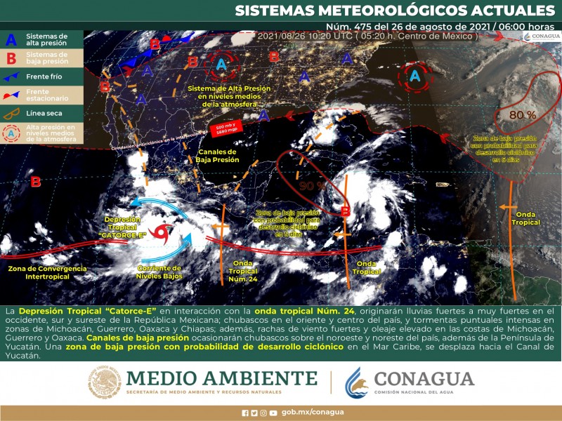 Cielo despejado y temperaturas calurosas para este día