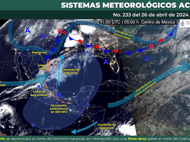 Cielo mayormente nublado, pronóstico para Toluca