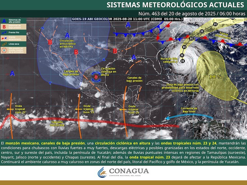 Cielo medio nublado esperamos este miércoles en Toluca