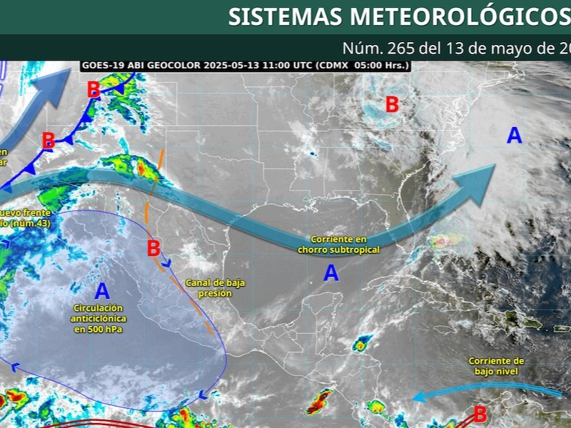 Cielo medio nublado este martes en Toluca