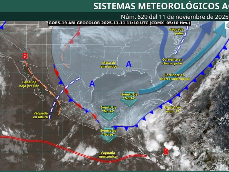 Cielo medio nublado este martes en Toluca