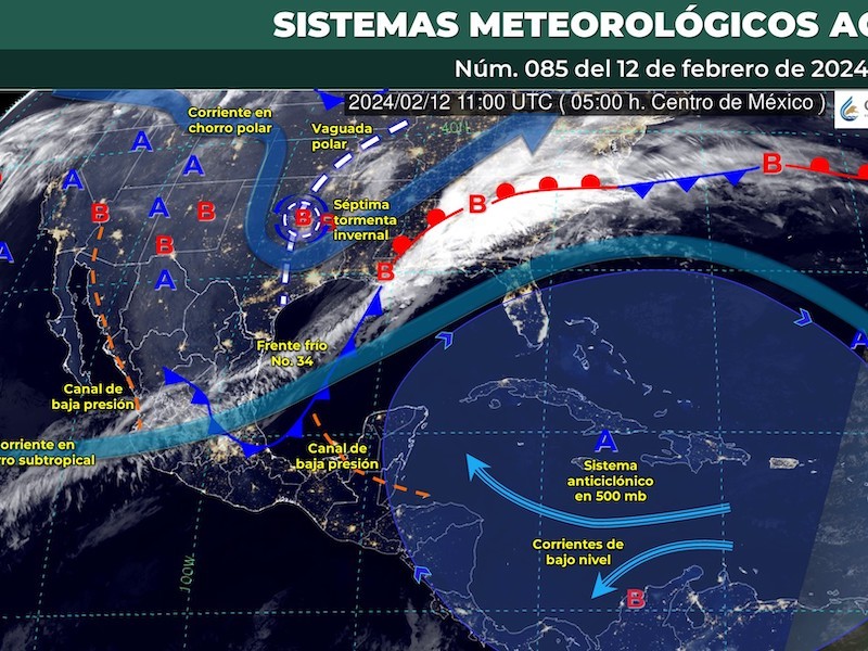 Cielo medio nublado, pronóstico para Toluca