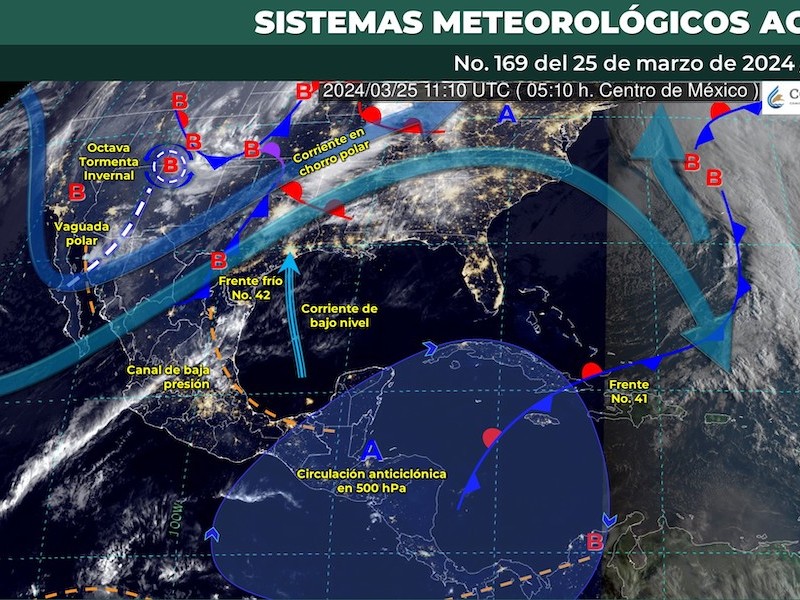 Cielo medio nublado, pronóstico para Toluca