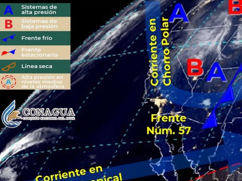 Cielo medio nublado sin probabilidad de lluvias en Sonora