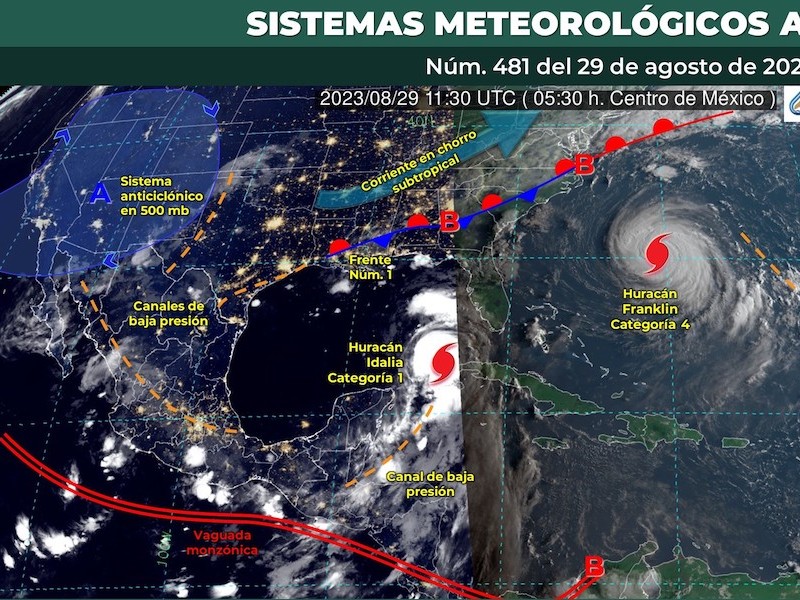 Cielo medio nublado y escasa probabilidad de lluvias en Toluca