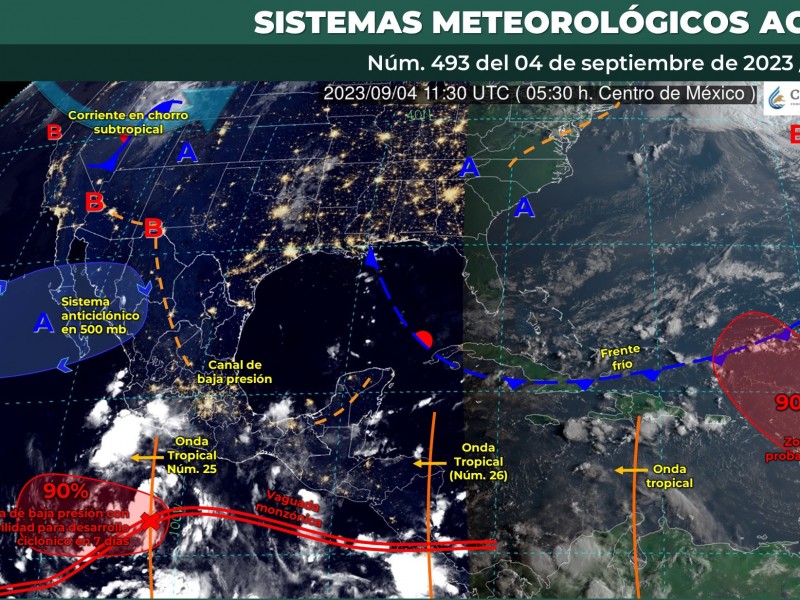 Cielo medio nublado y tormentas vespertinas, pronóstico para Toluca