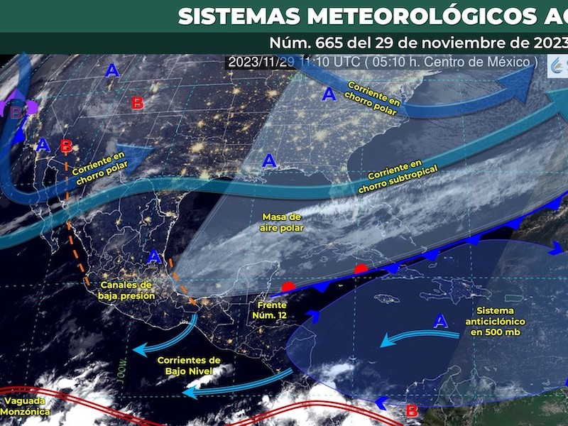 Cielo nublado y temperatura templada, el clima para Toluca