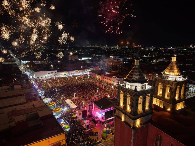 Cientos de salmantinos vivieron el grito de independencia