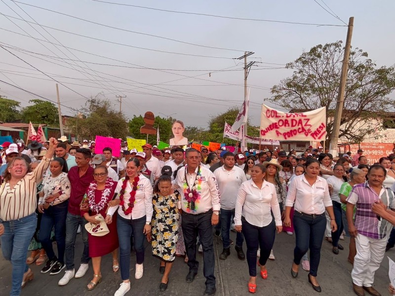 Cierra campaña José Popoca candidato de Morena por Petatlán