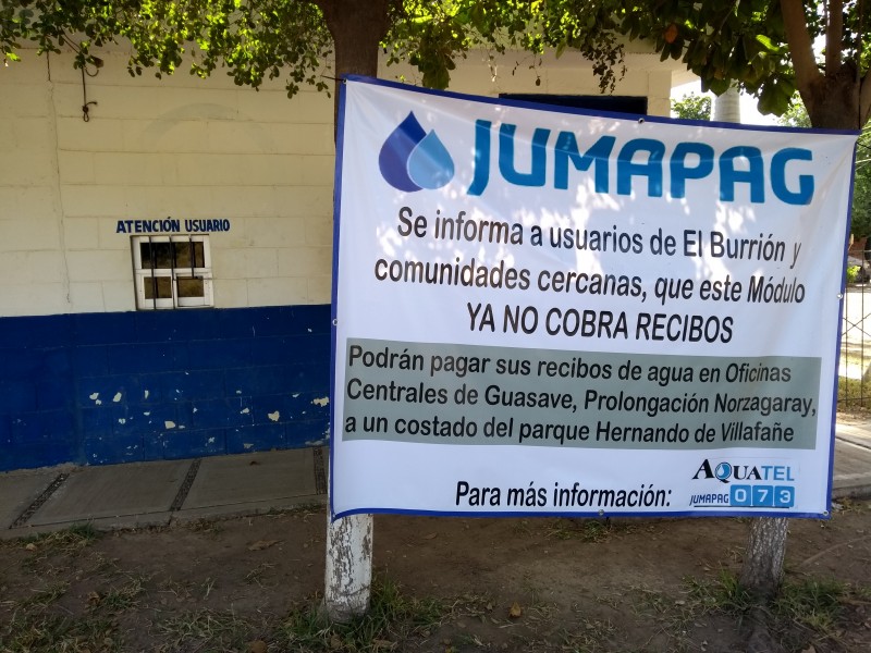 Cierra Jumapag módulo de cobro en El Burrión