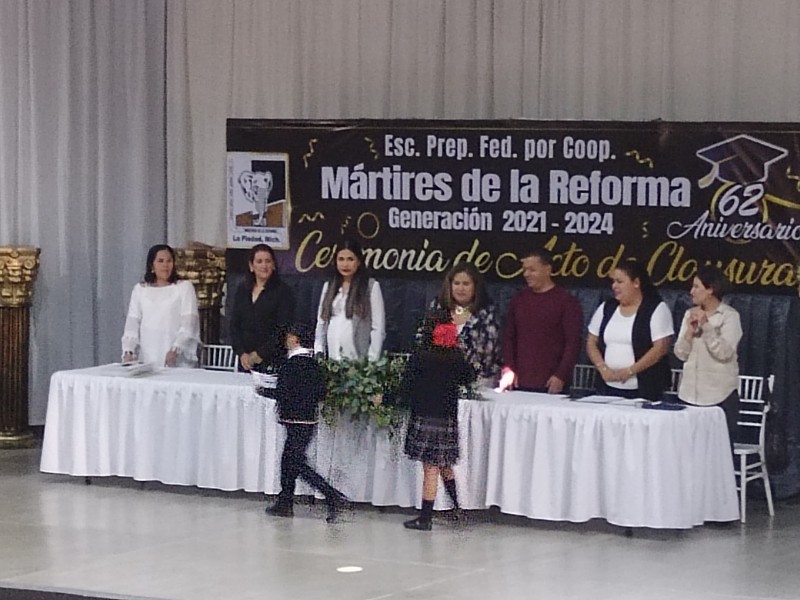 Cierra La Piedad ciclo escolar con baja deserción