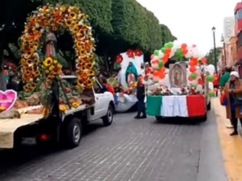 Cierran calles por peregrinación de trabajadores a la Virgen