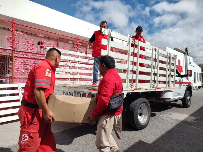 Cierran centros de acopio para Guerrero, Tehuacán envió 8 toneladas