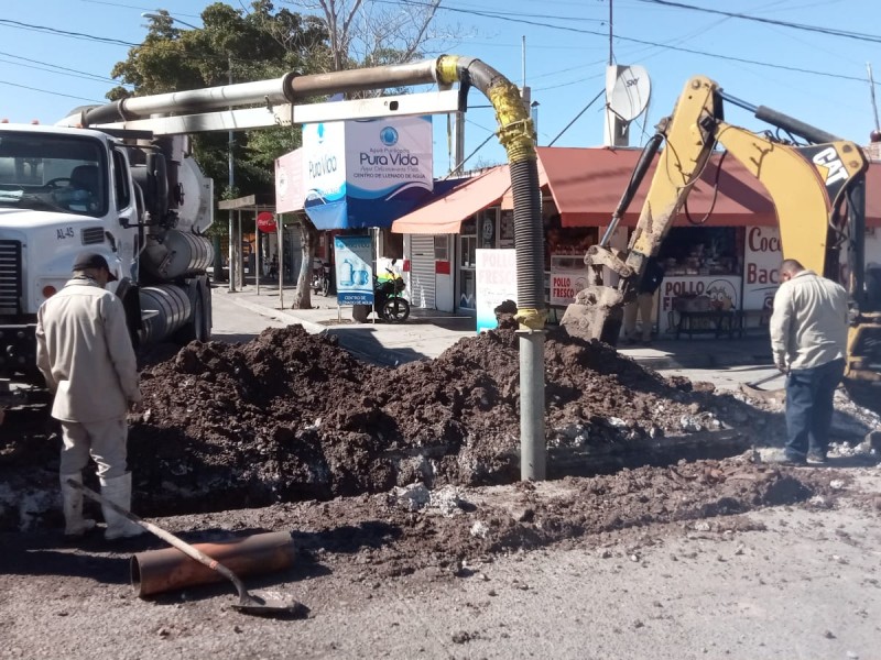 Cierran circulación de la calle Julio de colonia Toledo Corro