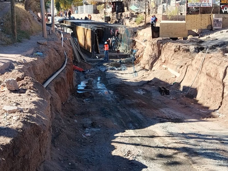 Cierran circulacion en calle Terrenate y Avenida Tecnologico