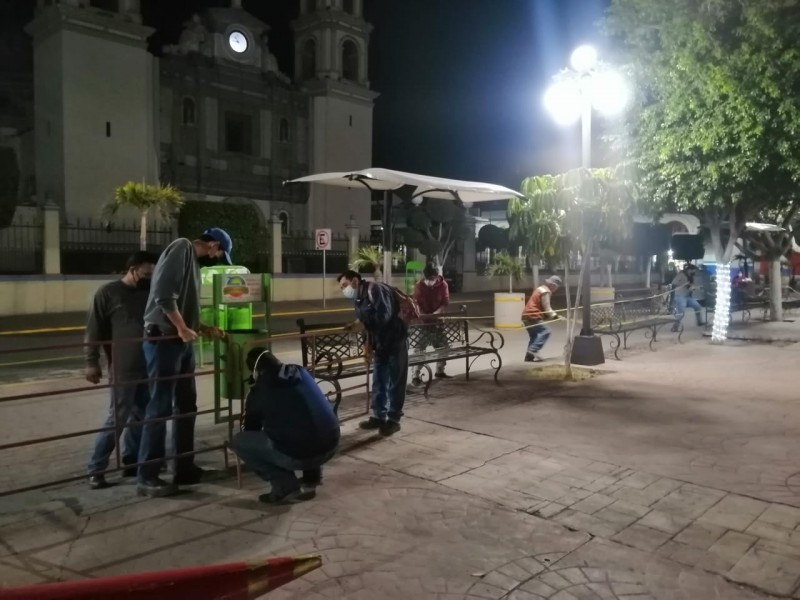 Cierran de manera total el parque Juárez