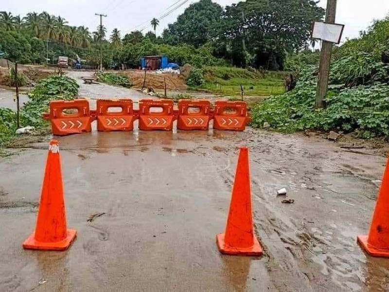 Cierran paso vado provisional El Ticui, afectado por “Jhon”