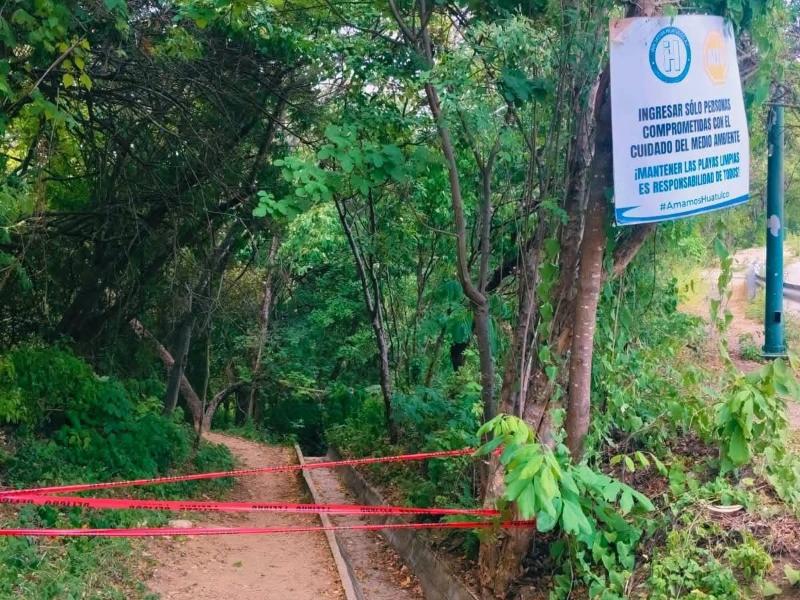 Cierran playas de Huatulco por oleaje elevado y condiciones peligrosas