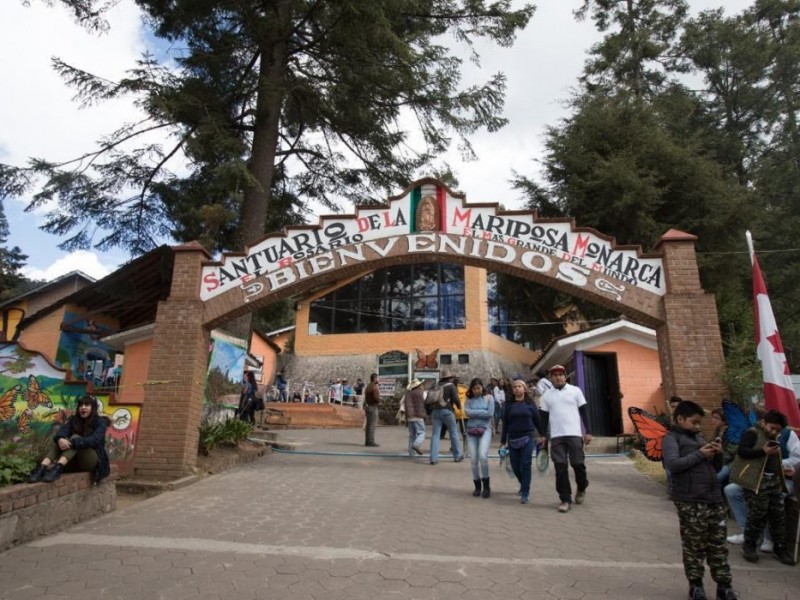 Cierran temporalmente Santuario de la Monarca en Ocampo