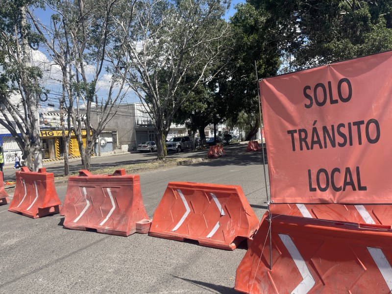 Cierre de av Coahuila por trabajos en líneas de luz