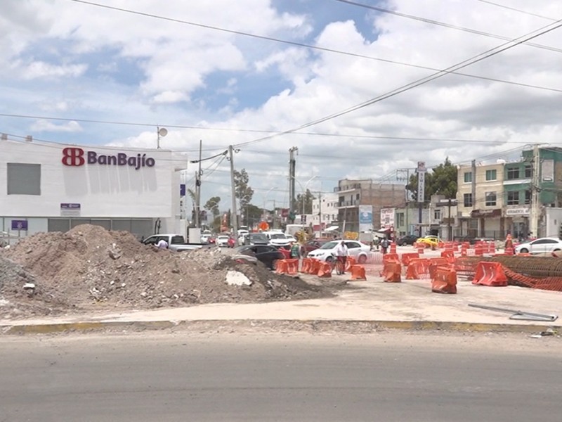 Cierre de carriles por trabajos en Tlacote